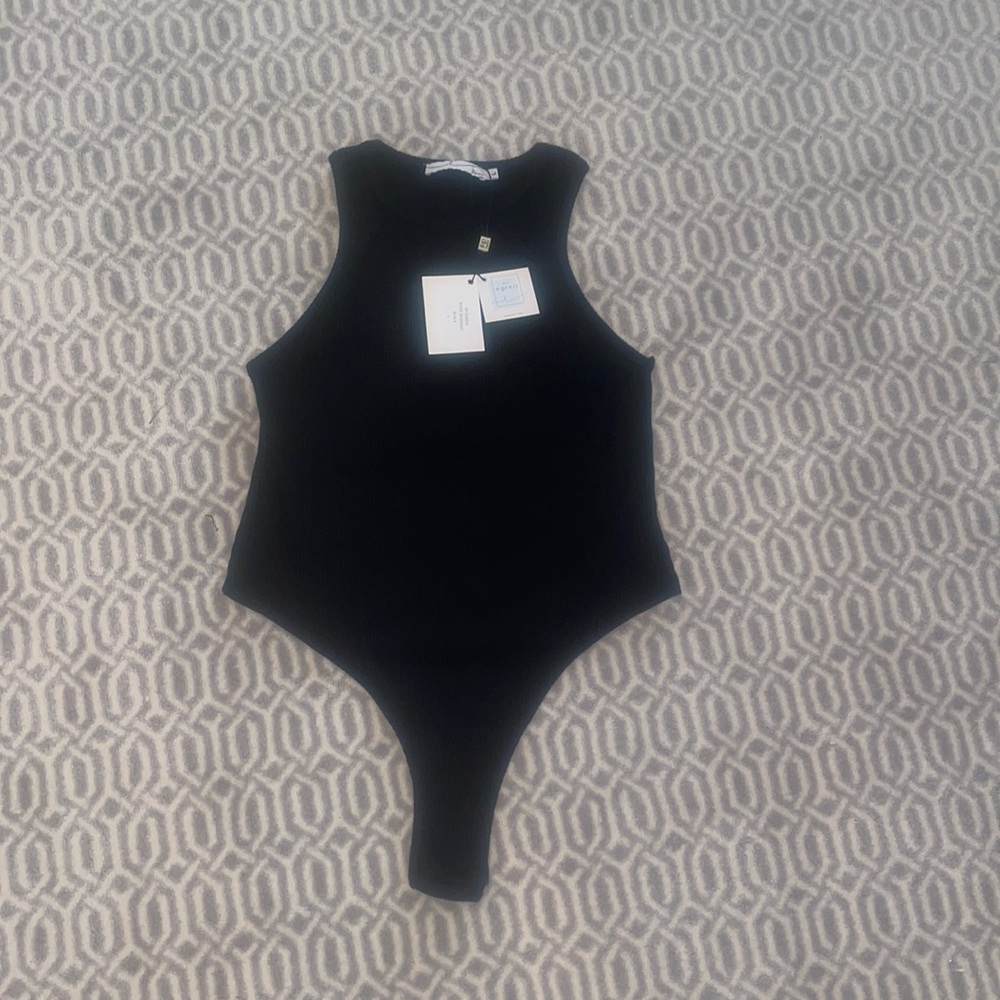 By Egreis black bodysuit. Size large. NWT.